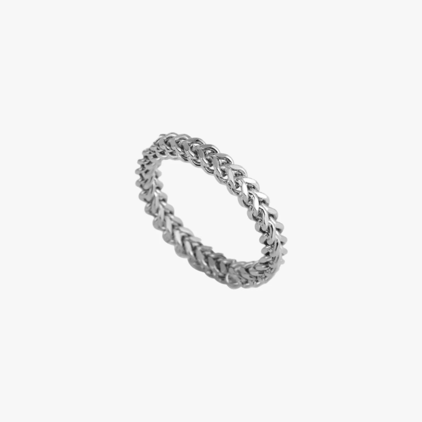 Thin Chain Ring - Sliver - AYUNA