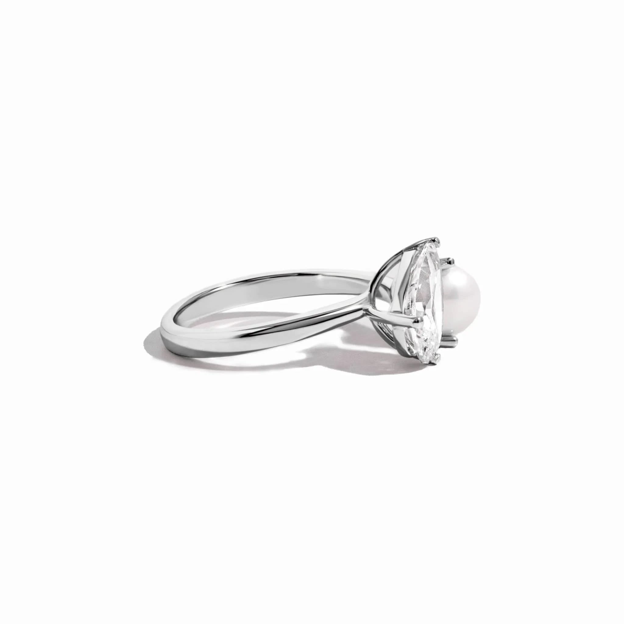 Toi et Moi Pearl Ring - AYUNA