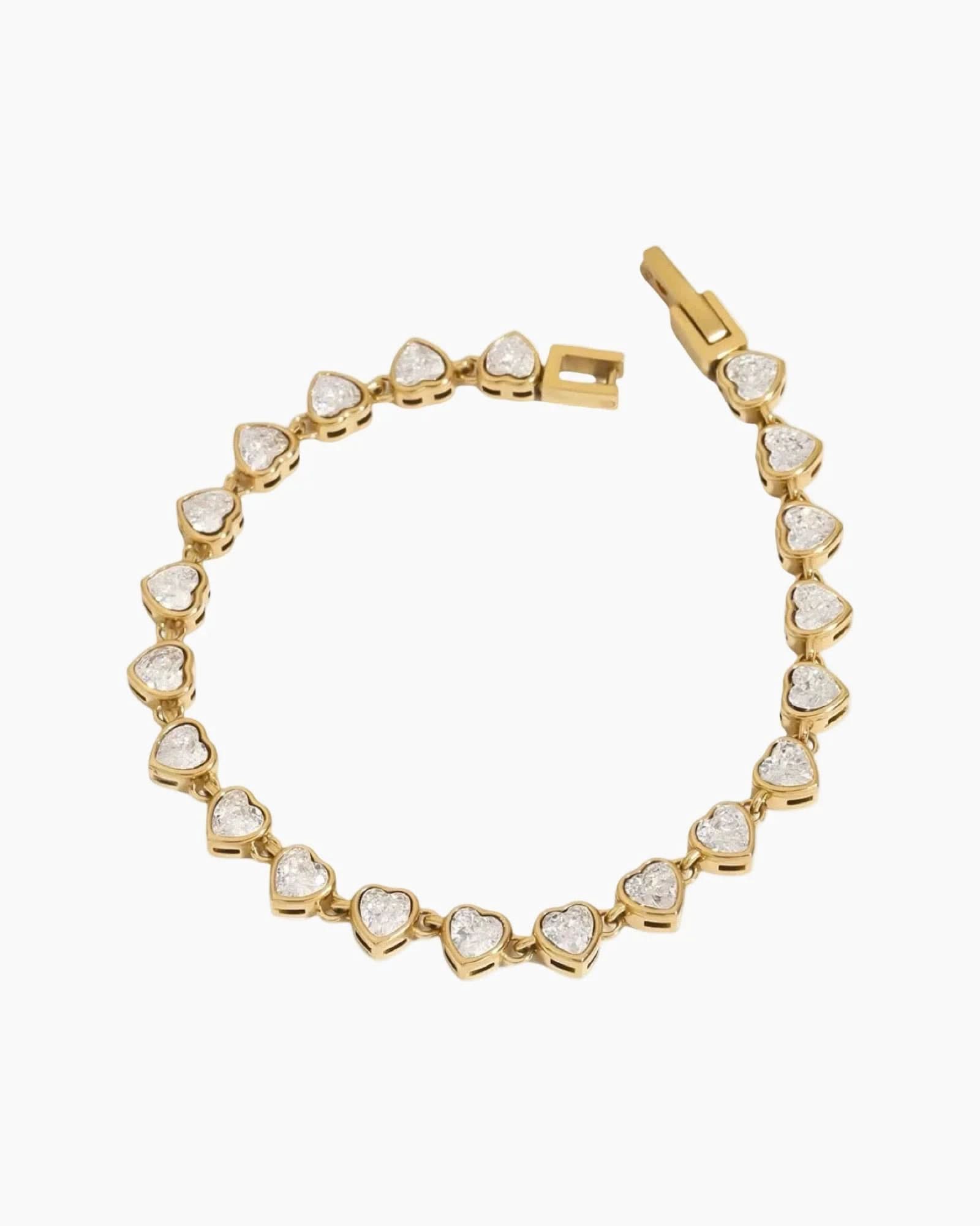 Vintage Aesthetic Hearts Bracelet - AYUNA