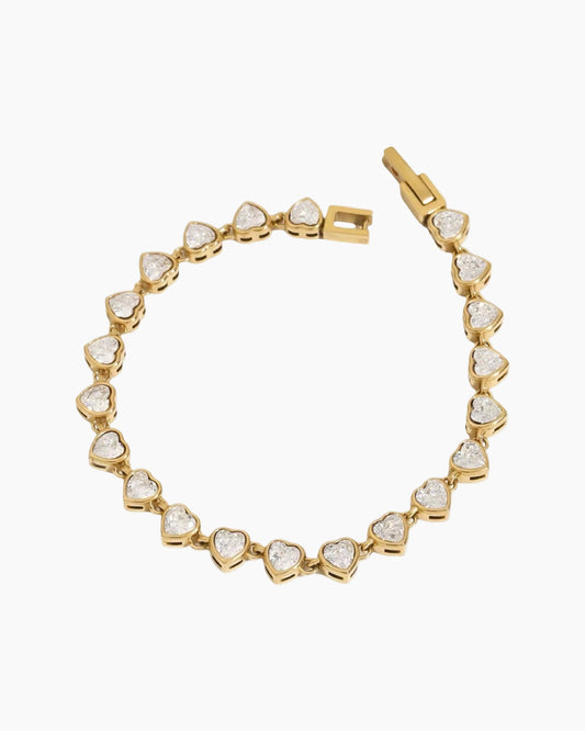 Vintage Aesthetic Hearts Bracelet - AYUNA
