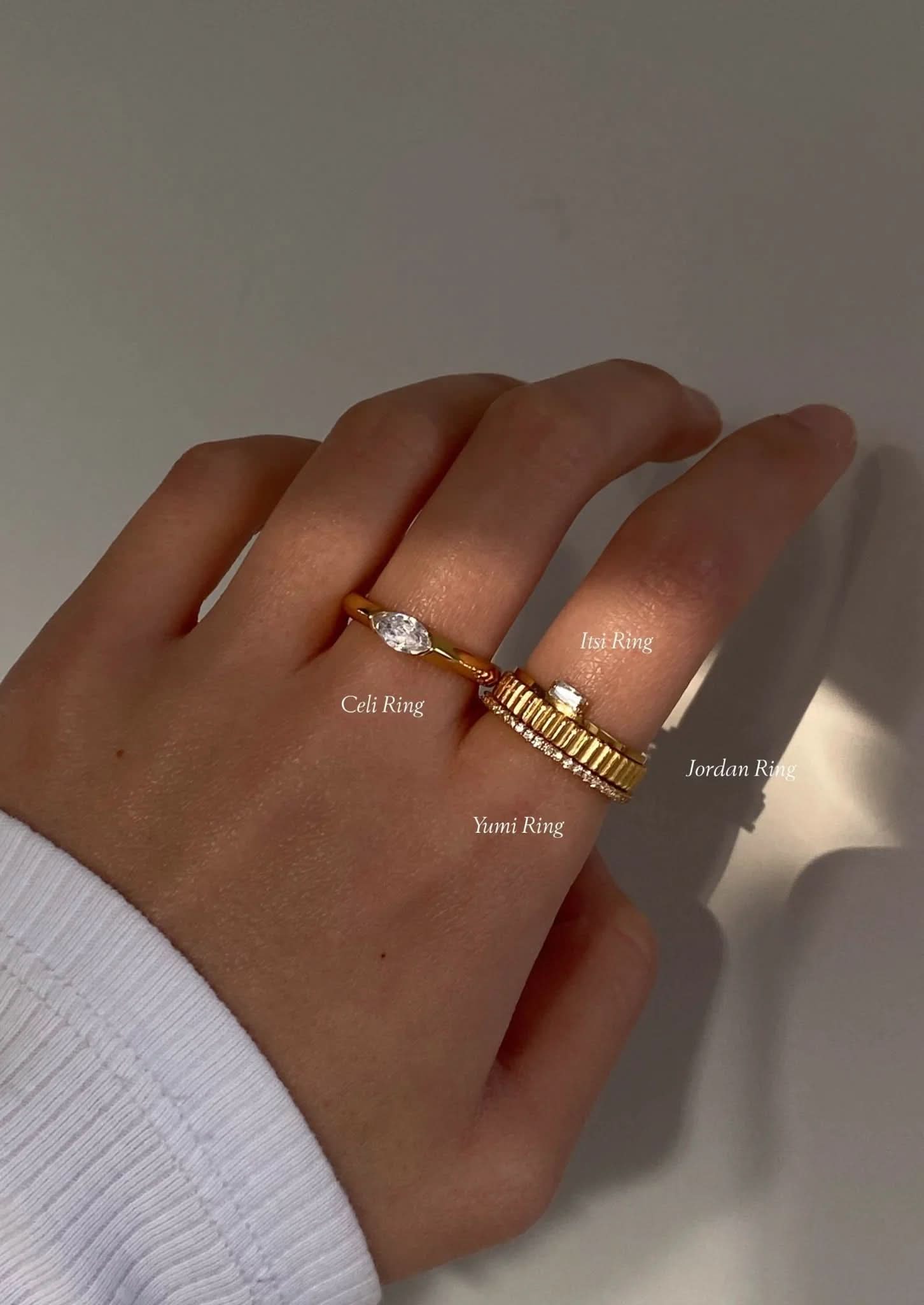 Yumi Ring - Gold - AYUNA