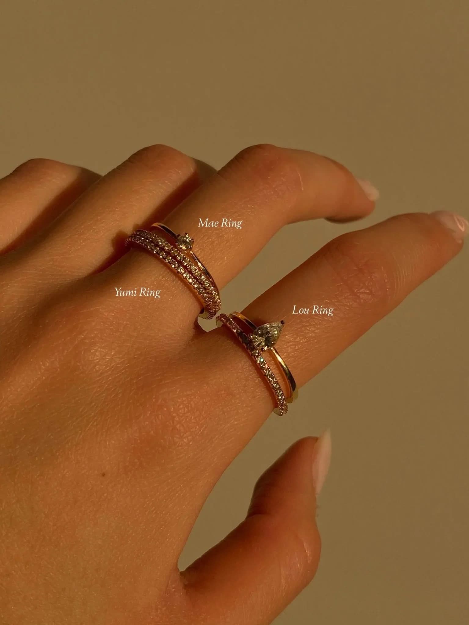 Yumi Ring - Gold - AYUNA