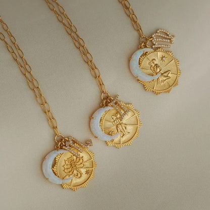 Zodiac Opal Necklace - AYUNA